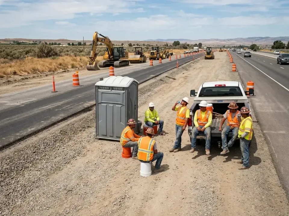 highway-road-construction-crew-007 — frequently asked questions, Porta Potty and Restroom Rentals in South Lakes, AK